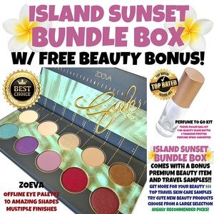 BUNDLE BOX Zoeva Offline Eye Palette Perfume To Go Rollerball Kit